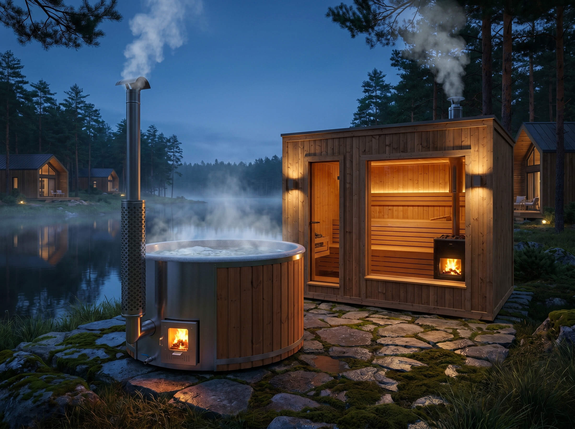 Aurowe Nordic sauna 4